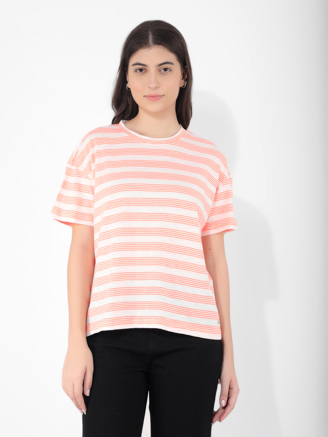 Numero Uno Women Striped White Top